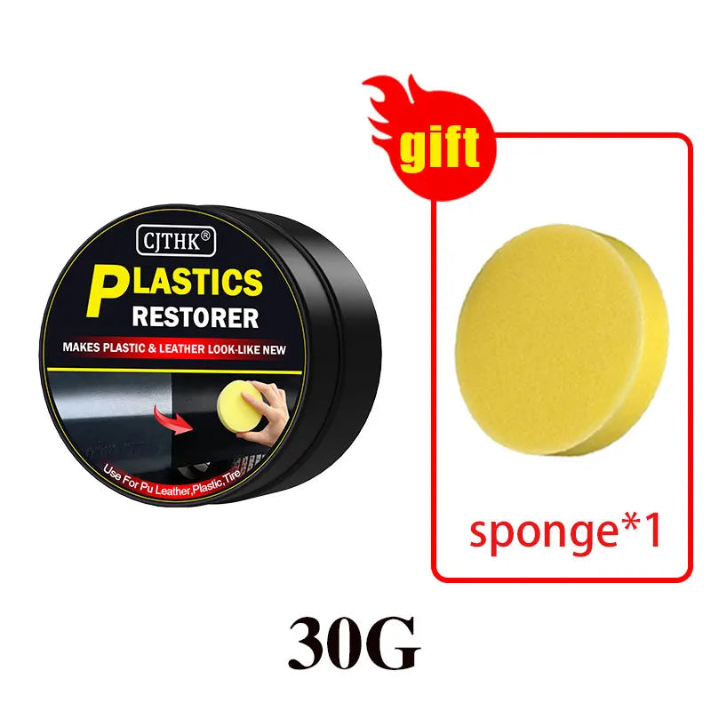 Car Plastic Restorer Back To Black Gloss Auto Interior Leather & Panel Renewal Wax Coating Agent Auto Polish And Repair Coating