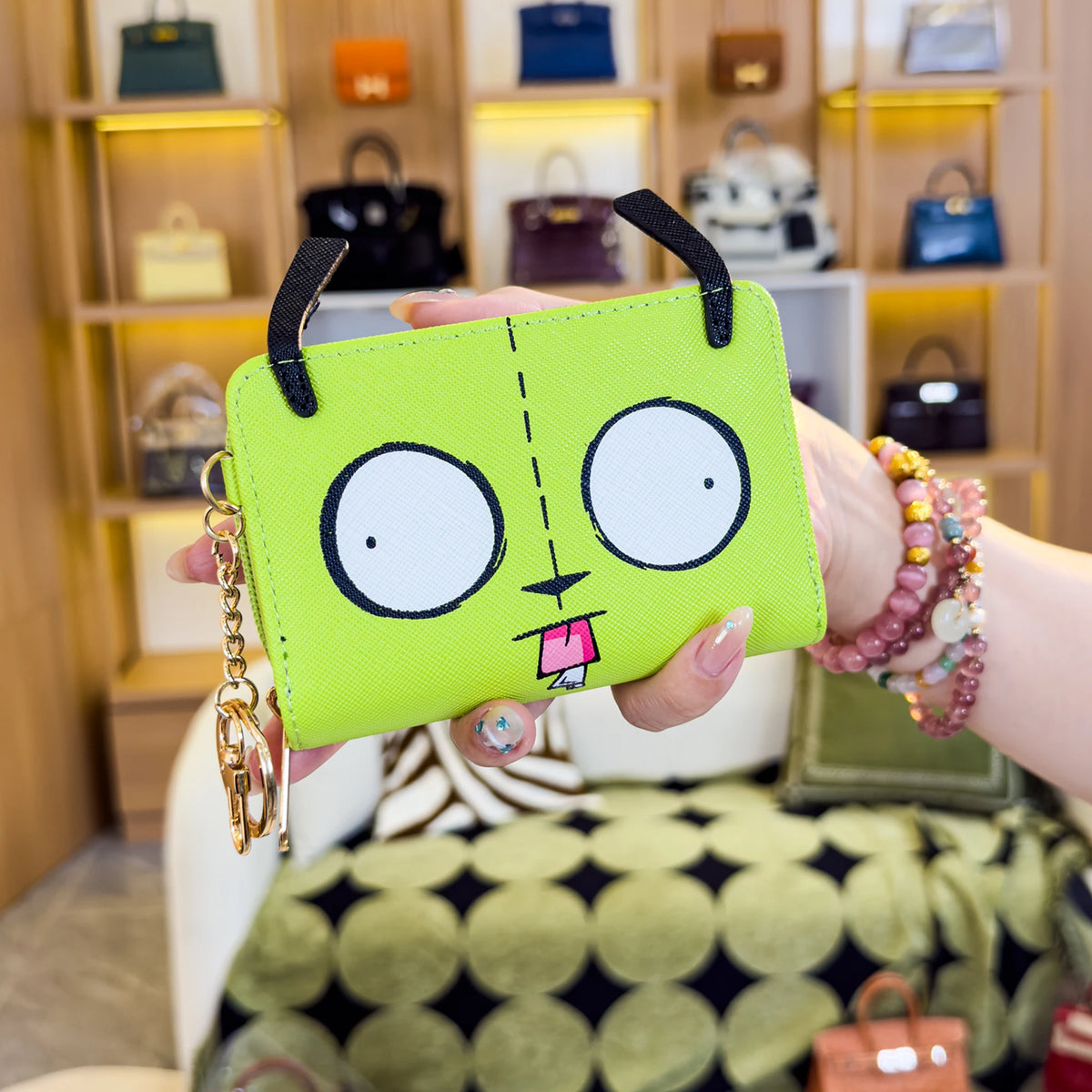 Cute Cartoon Short Women's Wallet, Coin Purse, Keychain Wallet
