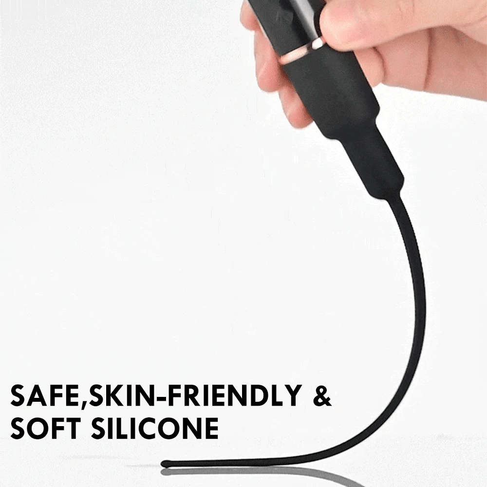 10 Frequency Urethral Vibrator Catheter Penis Plug Sex Toy for Men Vibrating Urethral Plug Penis Insertion Urethra Sound Dilator