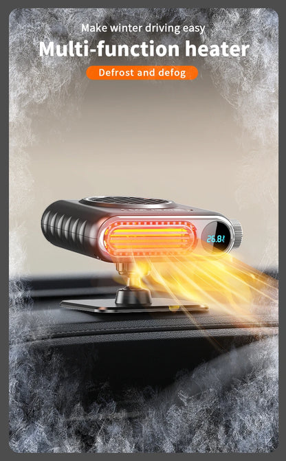 12v/24v digital display 150W car heater 2 gear speed regulation for defrosting defogging heating Air Purification 2026 ﻿