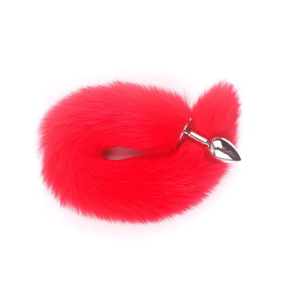 Cheap Anal Plug Metal Sexy Foxtail Anal Plug Role-play Sex Toy Male and Female Anal Plug Adult Game Couple Toys Sex Toys
