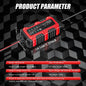 Motorcycle Battery Charger 6V/12V Auto Charging Maintainer Trickle Charger for Car Battery for Boat RV Truck Lawn Mower Golf