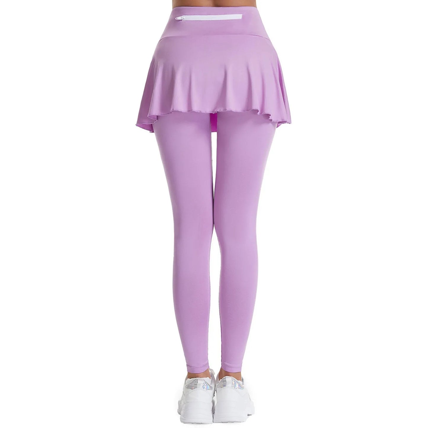2025 Hot Sale Fitness Lenggings Female Full Length Leggings Active Skirted Capri Legging Pants Gym Clothing Tennis Fitness