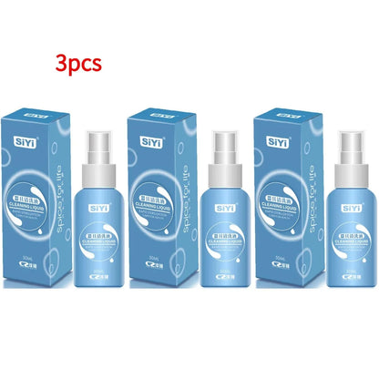 50ml Anti-bacterial Sex Toy Cleaner Disinfection Liquid for Vibrator Body Safe Cleaning Spray Bottle Sex Products Sterilization