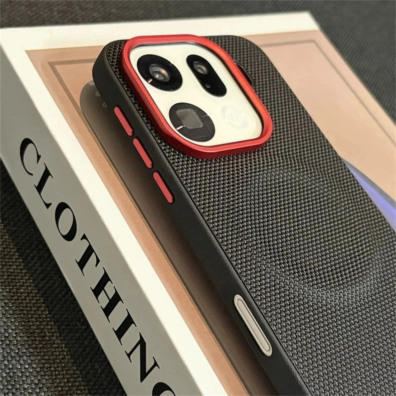 Magnetic Nylon Woven Case For Oppo Find X9 Pro For MagSafe Matte Leather Skin-friendly Phone Cover For Find X 9 X9Pro 5G Bumper
