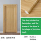 90x210cm/30X500cm Grey Wood Grain Wallpaper On The Door Adhesive  Furniture Refurbish Sticker Home Decor Wall Decal Door Sticker