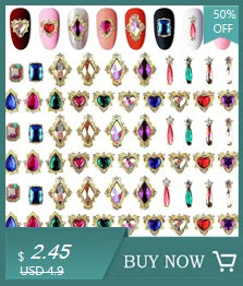 3D Glittery Gothic Letter Design Nail Art Stickers Uppercase Alphabet Letters Artistic Designs DIY Nail Art Decals Decoration #1