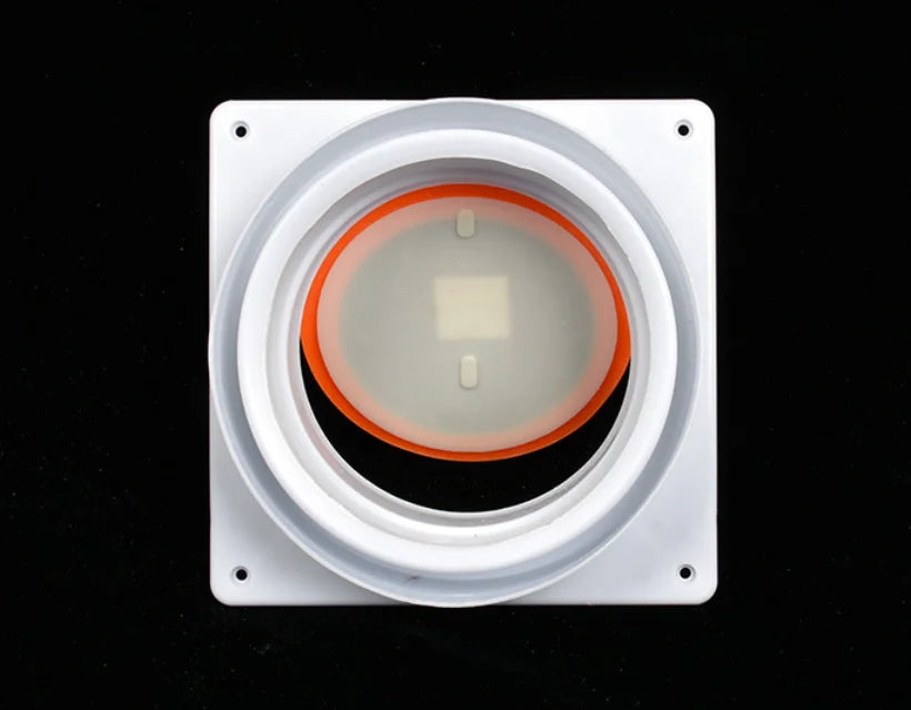 1PCS Bathroom Check Valves Pipe Ventilator Air Valve Backdraft Damper Duct Preventer Backflow Back Draft Damper Home Improvement