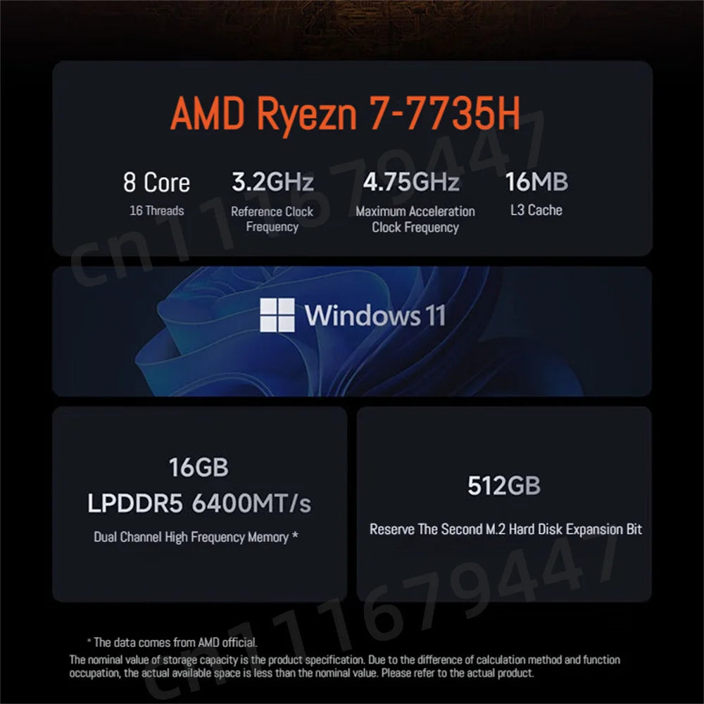 Xiaomi Laptop REDMI Book 14 /REDMI Book 16 R5-7535H/R7-7735H 16G 512G SSD Thin Notebook Game Office Design Laptop