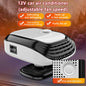 Fast Heating 12V/24V Car Heater & Defroster, Dual Speed Quick Warm Up, Front Demister for Winter Car Heating & Defogging