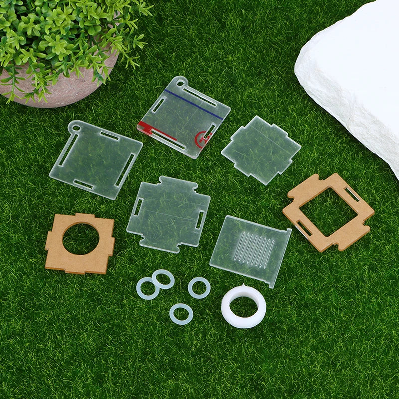 1pc Ant Nest Glass Tube Mini Ant Nest with Active Zone Insect House Acrylic Ant Farm 15/18mm Caliber Test Tube Nest