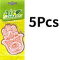 Hamsa Hand Pattern Hanging Car Air Freshener Assorted Fragrance Paper Scent Cards 5‑40 Pcs