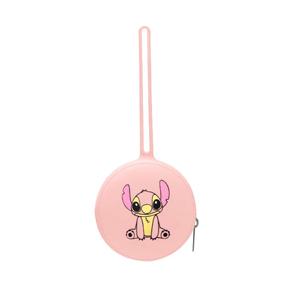 Cartoon Silicone Nipple Storage Bag  Kids Pacifier Holder Portable Silicone  Food-Grade Pendant DIY Accessories Baby Toy Gift