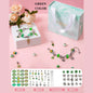 Diy Jewelry Making Kit Toys DIY Beaded Bracelet Set with Storage Box for Girls Gift Acrylic European Large Hole Beads Handmade