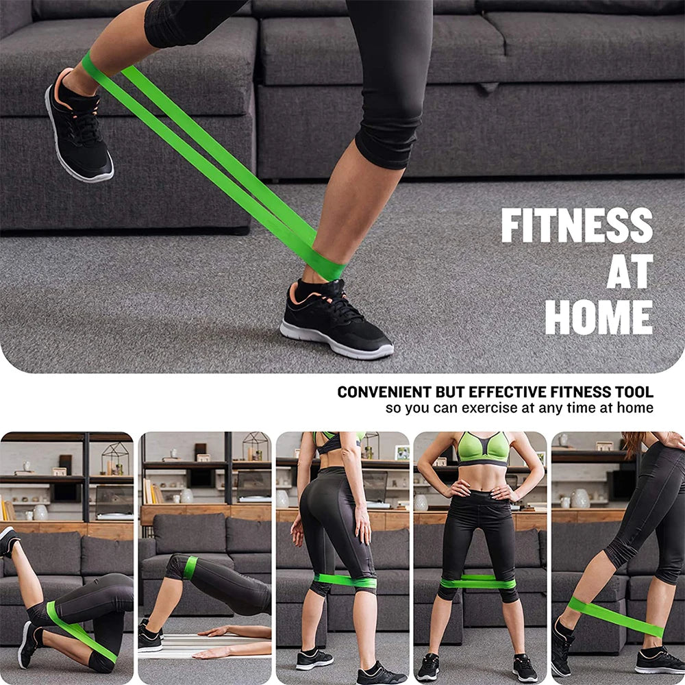 5Pcs Resistance Band Set for Men and Women 5 Elastic Bands with Different Resistance Levels for Long Workouts In The Home & Gym