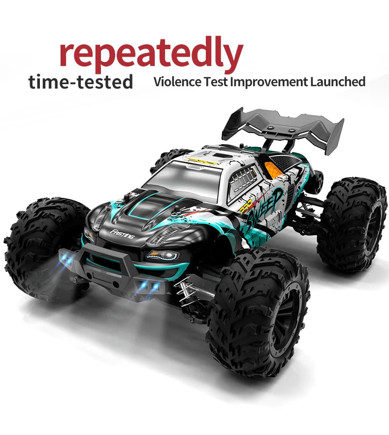 ZWN 1:16 70KM/H Or 50KM/H 4WD RC Car With LED Remote Control Cars High Speed Drift Monster Truck for Kids vs Wltoys 144001 Toys