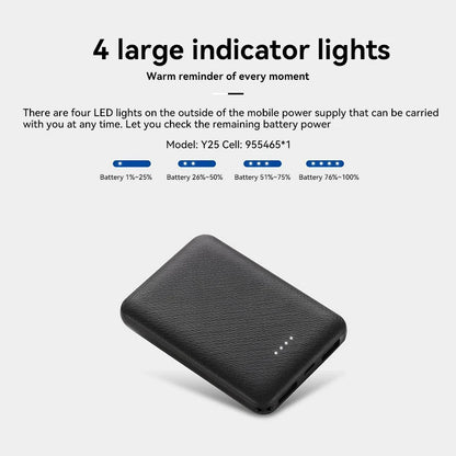 New 20000mAh Power Bank USB Charger Fast Charging Portable External Battery Pack Ultra-thin Heating for Vest Jacket Glove Sock
