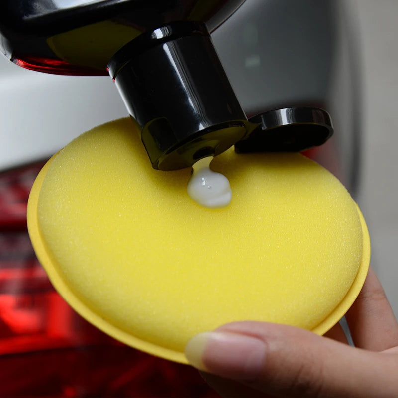 60-12PCS Car Waxing Polish Wax Foam Sponges High Density Detailing Applicator Pad Soft Sponge Detail Washing Car Cleaning Tool