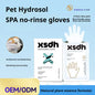 No-Rinse Pet Cleaning Gloves, Disposable SPA Wipes for Dogs & Cats, Deodorizing