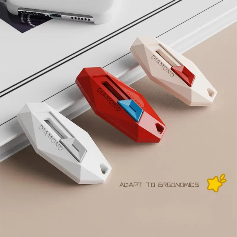 Diamond box cutter does not hurt hands utility knife serrated new delivery knife Cutting supplies open delivery artifact cutting