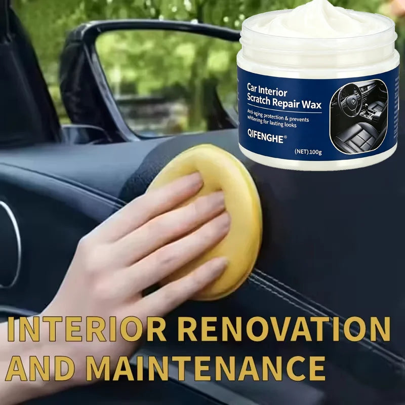 Automotive Interior Maintenance Wax Scratch Restorer Anti Aging Care Agent for Car Leather Plastic Parts
