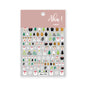 Winter Christmas Atmosphere Nail Stickers Snowman Snowflake Wapiti Self-adhesive High Quality Cute Nail Stickers Nail Art Deco