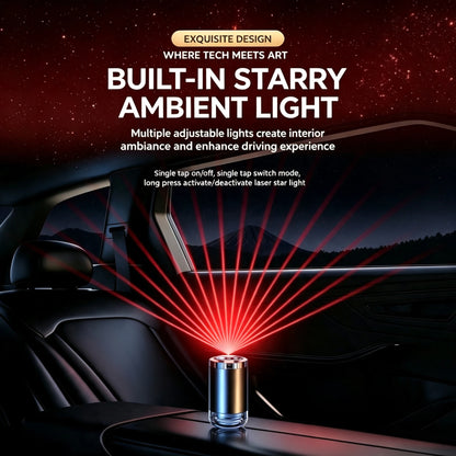 Car Air Freshener 5 Modes Car Diffuser Humidifier Smell Air Freshener Automatic Auto Scent Starry Sky Ceiling Ambient Light