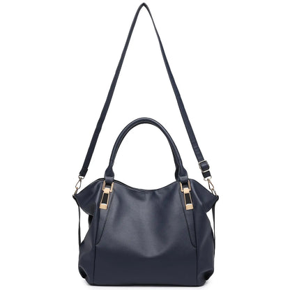 Miss Lulu WOMEN'S Big Shopper Tote Bag, Elegant handbag, Large shoulder bag for Commuting, Travel and Shopping, Practical