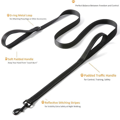 Double Strap for Dogs Hands Free Leash Dog Long Leash for Pet Puppy Accessories Dog Walking GXQ16