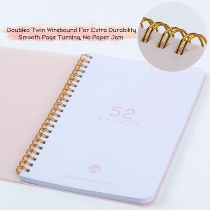 2024 Weekly Planner Agenda A5 Notebook Planner Pouch 52 Weeks Planner Schedules Stationery School Office Supplies Stationery