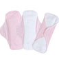 3pcs Reusable Sanitary Pads Cotton Yarn Washable Period Pads High Absorbency Leak-Proof Protection Skin-Friendly for Daily Use