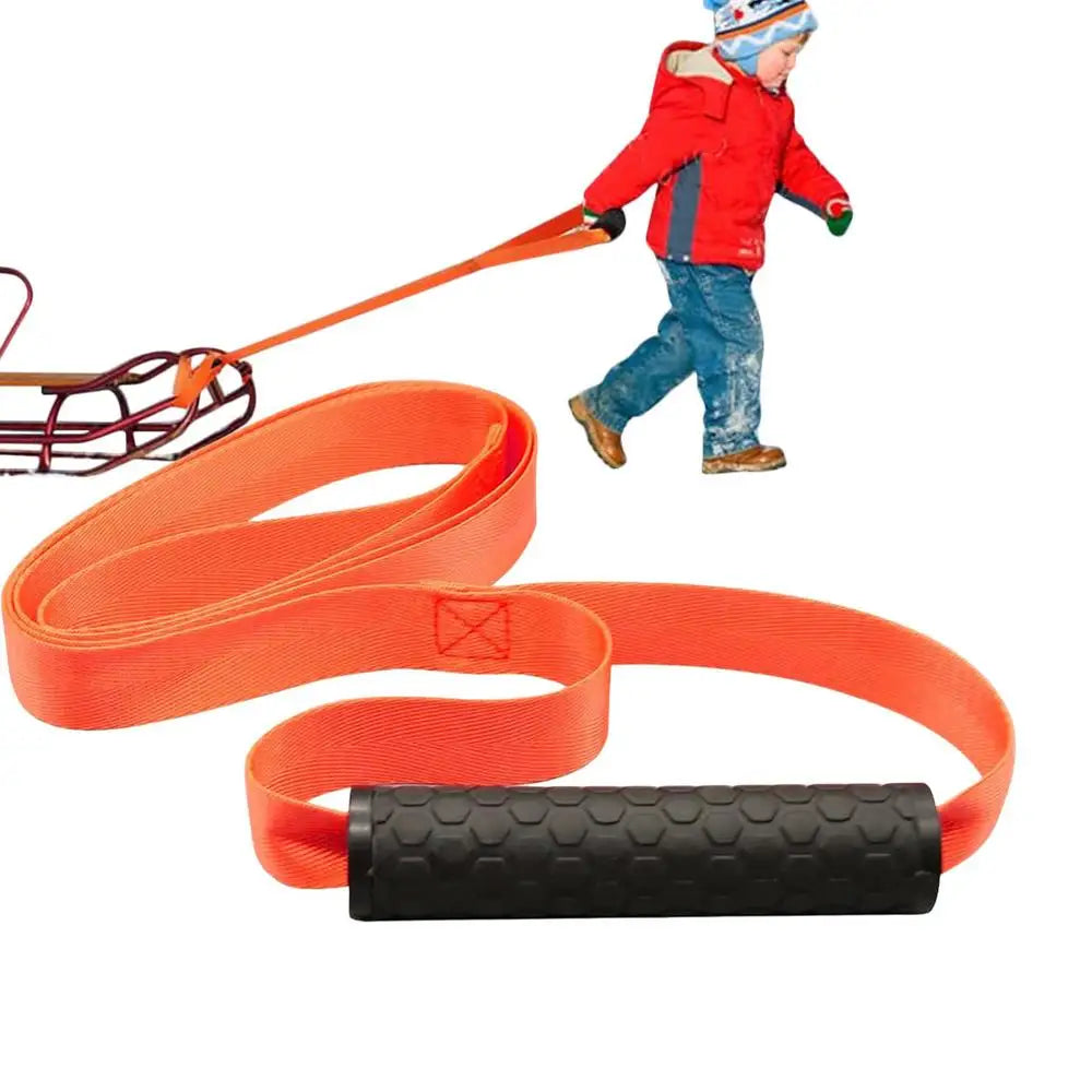 Deer Drag Harness Heavy Duty Deer Dragging Rope Deer Tow Strap Harness for Safety and Durability Orange Deer Pulling Accessories