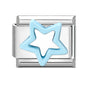 Y2K Butterfly Bow Knot Heart Star Moon Zircon Daisy Cross Italian Charm Links Fit 9mm Stainless Steel Bracelet DIY Making Gifts