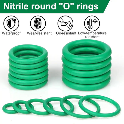 Car A/C Repair Kit R12 R134a Refrigeration Tire Valve Stem Cores,Car Air Conditioning Compressor Seals O-Ring