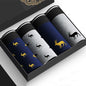 4pcs Men's Panties Sexy Shorts Cotton Underwear Male Breathable Boxers Solid Boxershorts Brand Underpants