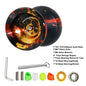 MAGICYOYO Y01-Node N12 Series Metal Yoyo Ball Toy 10-Ball Bearing W/ String Ropes Yoyo Toys N12 Yoyo