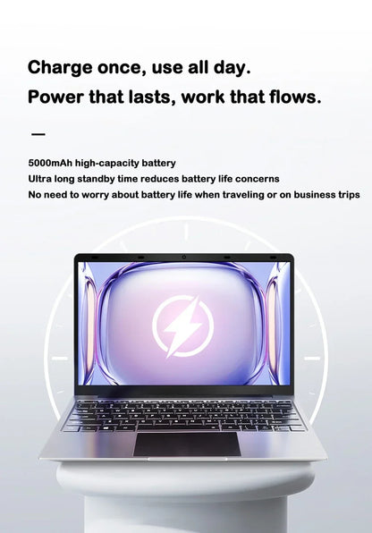 2026 NEW 14.1" Laptop Intel Core i9-9900 32GB 2TB Gaming Computer PC Windows11 Gamer office Ultra Slim Notebook 1920*1080