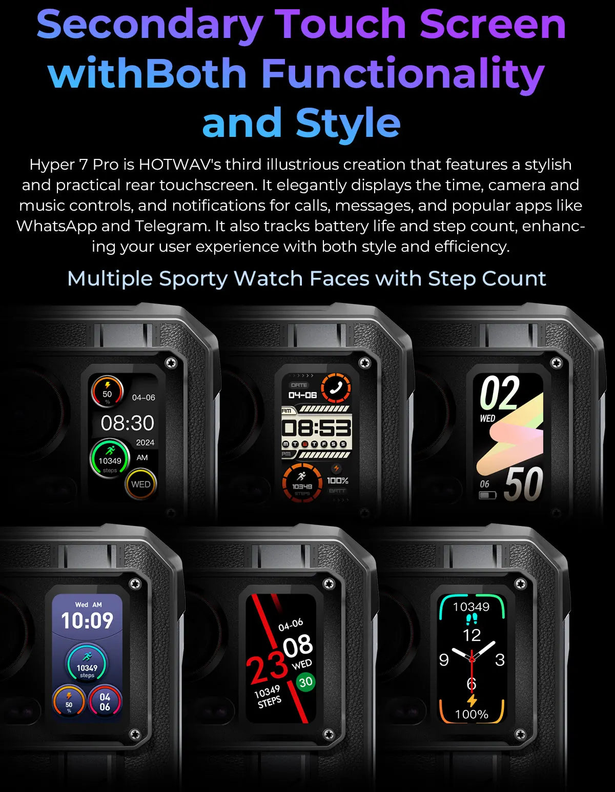 [Ship from DE] HOTWAV Hyper 7 Pro 5G Rugged Phone 200MP Android 14 6.6'' 120Hz Smartphone 36(16+20)GB 256GB 10800mAh Cell Phone