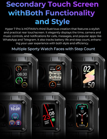 [Ship from DE] HOTWAV Hyper 7 Pro 5G Rugged Phone 200MP Android 14 6.6'' 120Hz Smartphone 36(16+20)GB 256GB 10800mAh Cell Phone