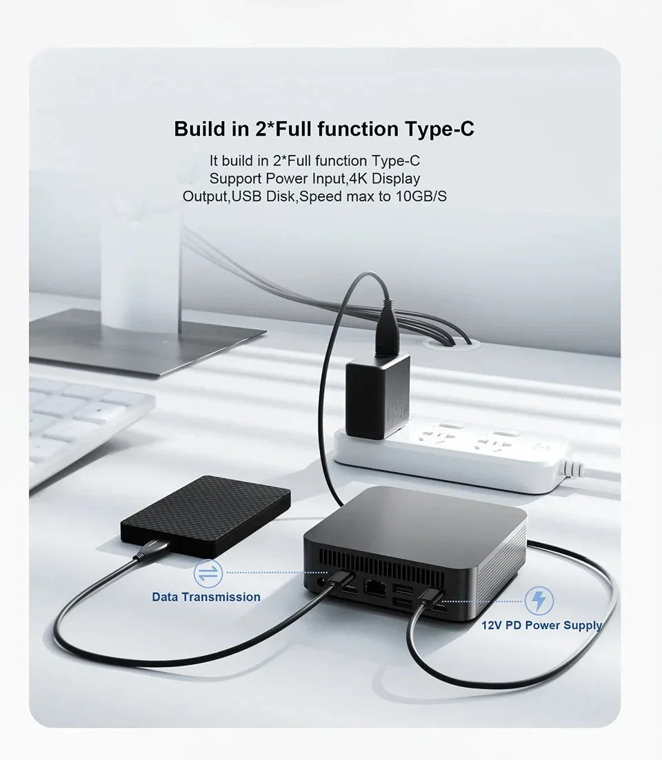 2026 Brand New Intel Core I9-10980HK Windows 11 Pro 32GB RAM 1TB SSD Gaming I9 Computer WiFi 6 USB3.0 Mini Desktop Computer PC