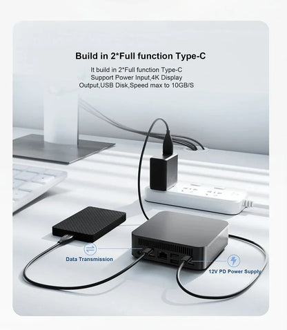 2026 Brand New Intel Core I9-10980HK Windows 11 Pro 32GB RAM 1TB SSD Gaming I9 Computer WiFi 6 USB3.0 Mini Desktop Computer PC