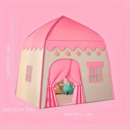 Large Pink Flower Princess Play Tent for Kids Perfect for Role-Playing and Dress-Up, Play Tent Playhouse Decor Durable Play Tent