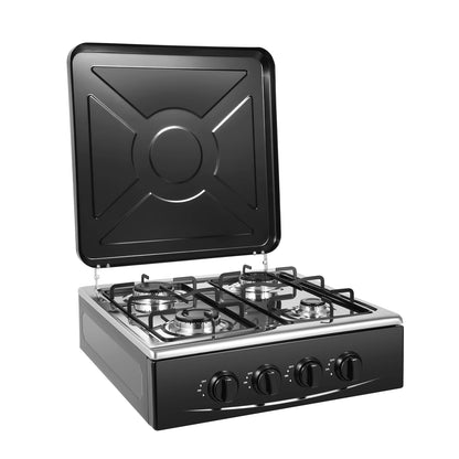4-burner Natural Gas Stove NG/LPG Gas-stove 49*49*79cm for Family or Outdoor Stove Cooker