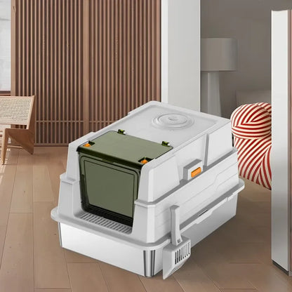 OEM Custom Size Multifunctional Cat Bed Pet Storage Bench Waterproof Cat Box Enclosure Furniture Easy Clean 20L Inner
