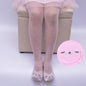 Spring Summer Tights for Girls Cartoon Thin Silk Pantyhose Kids Candy Color Dot Dance Stocking Child Girls Tights with Cats