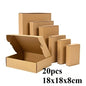 20/10PCS Corrugated Box Mailers,Brown Cardboard Shipping Box Corrugated Box Mailer Shipping Box Kraft Paper Packaging Box