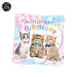 Cat Party Paper Plates Cups Napkins Party Supplies Cat Face Happy Birthday Banner Tablecloth for Cat Themed Birthday Party Decor