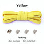 No tie Shoe laces Elastic laces Sneakers Flat Shoelaces without ties Quick Shoelace for Shoes Kids Adult One Size fits All Shoes