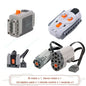 MOC Power Functions M/L/XL Motor Battery Box IR Remote Receiver for RC Car Robot Model Building Blocks Technical Modified Parts