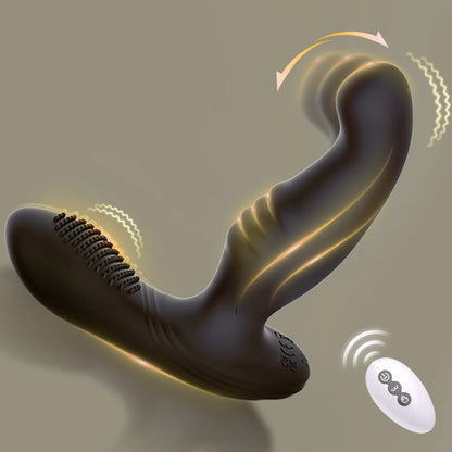 10 Wiggling Anal Plug Butt Plug Prostate Massager Male Sex Toys for Men Sex Toy Anal Vibrator Adult Toys Anal Dildo for Couples